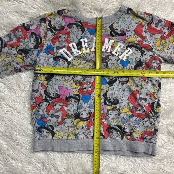 Disney Dreamer Princess Women's Sweatshirt Size M Cotton Blend Thin Lightweight - Picture 2 of 3